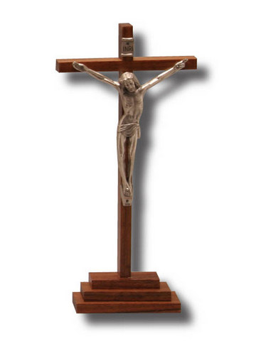 Crucifix: Standing With Metal Corpus - Crucifixes 0 - 25cm - Pleroma ...