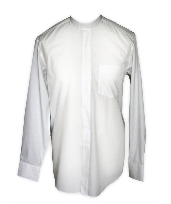 Fairtrade Shirt: Men's Long Sleeve White 42cm - Men's Shirt 42cm (16.5 ...