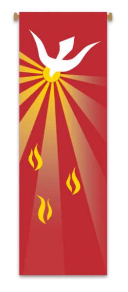 Banner: Holy Spirit - Churchware General - Pleroma Christian Supplies