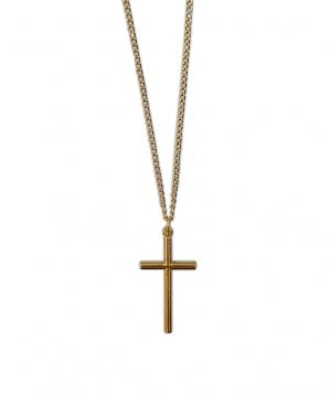 Necklace: Simple Cross on Gold Chain - Necklaces/Pendants/Bracelets ...