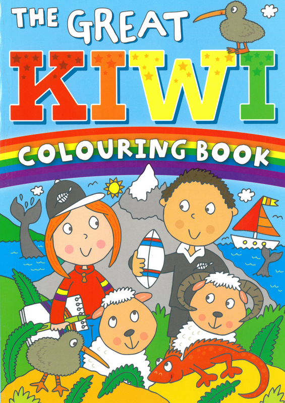 The Great Kiwi Colouring Book - Children's Activity Book/Cards - Pleroma Christian Supplies