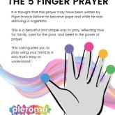 Prayer Card: The 5 Finger Prayer