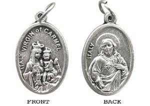 Medal: Scapular O L Mt Carmel/Shj