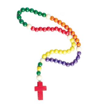 Rosary: Child - Wood Coloured