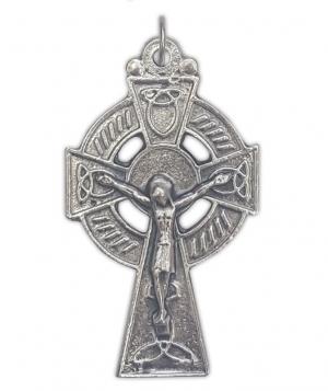 Crucifix: Celtic Silver