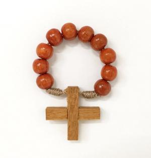 Rosary Ring: Wood