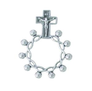 Rosary Ring: Silver Metal