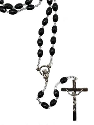 Rosary: Plastic Black