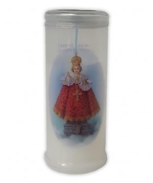 Candle: Infant Of Prague Devotional