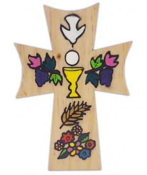 Cross: Wooden El Salvadorian First Communion