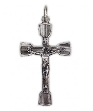 Crucifix: Silver 40mm