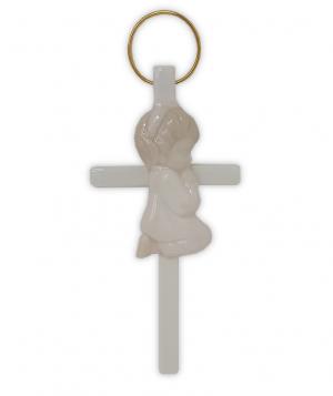 Cross: Porcelain Girl Praying