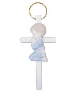 Cross: Porcelain Boy Praying