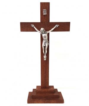 Crucifix: Standing Beechwood