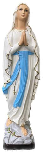 Statue: Resin In/Outdoor Our Lady of Lourdes 500mm