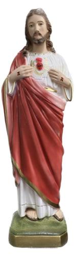 Statue: Plaster Sacred Heart of Jesus 40cm