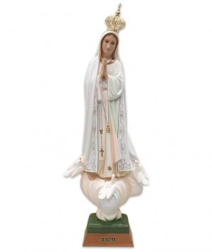 Statue: Our Lady of Fatima 90cm Resin w Glass Eyes