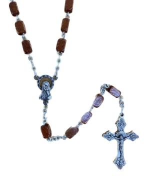 Rosary: Wooden Brown