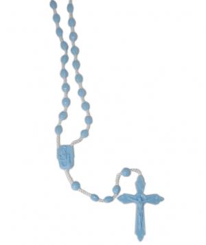 Rosary: Plastic Budget Blue