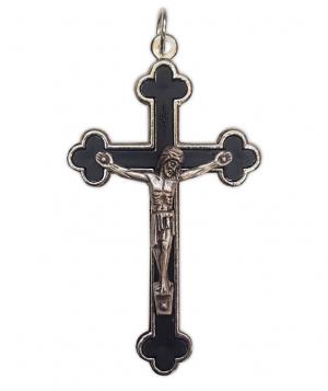 Crucifix: Black 60mm