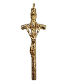 Crucifix: Gold 47mm