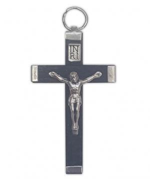 Crucifix: Black 45mm