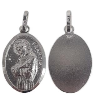 Medal: Sterling Silver Francis 22mm