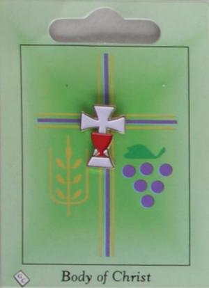 Lapel Pin: Communion/Cross/Chalice