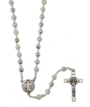 Rosary: Metal Benedict Boxed