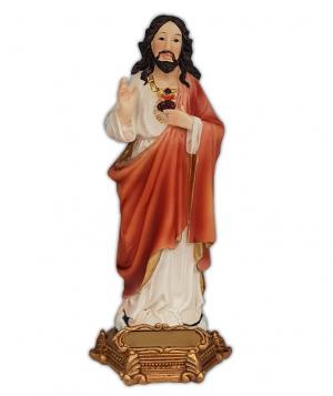 Statue: Resin Sacred Heart of Jesus 140mm