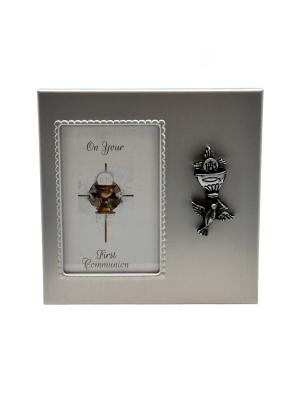 Photo Frame: Metal - Communion Silver