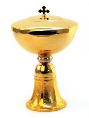 Ciborium: Gold H.160mm Dia 115mm