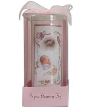 Candle: Christening - Girl