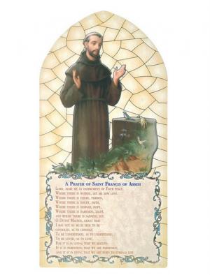 Plaque: Gold Foiled - St Francis Prayer