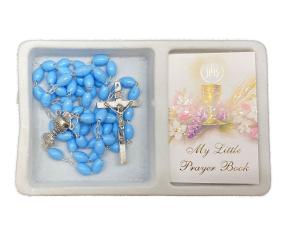 Rosary and My Little Prayer Book: Blue