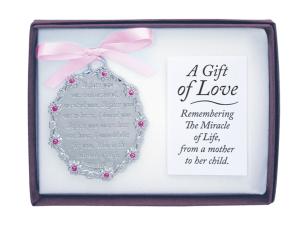 Crib Medal: A Gift of Love/Girl