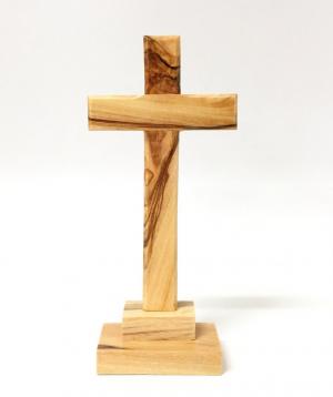 Cross: Standing Olive Wood 13.5cm