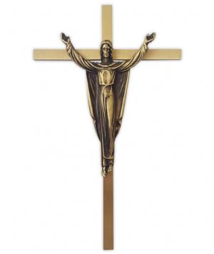 Crucifix: Resurrection Brass Bronze Corpus