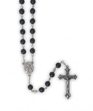 Rosary: Black/Trad Spring Ring Method