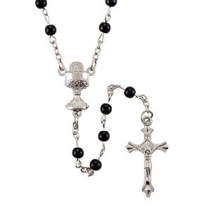 Rosary: First Holy Communion Black