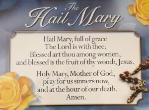 Chart: Hail Mary Laminated