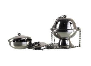 Thurible & Boat - Silver 80mm diameter