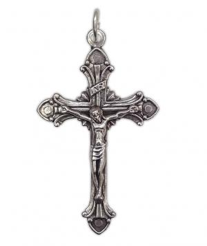 Crucifix: Silver 40mm