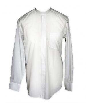 Fairtrade Shirt: Men's Long Sleeve White 38cm