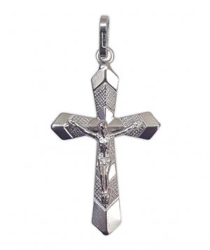 Pendant: Sterling Silver Crucifix 30mm x 20mm