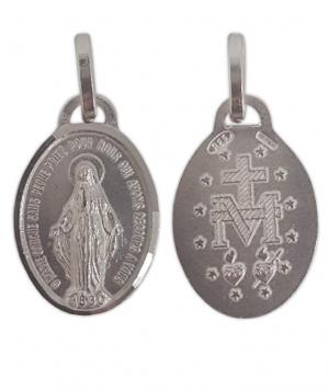 Medal: Sterling Silver Miraculous 15mm