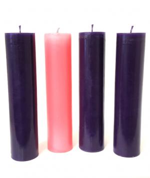 Advent Candle Set: 48mm x 210mm