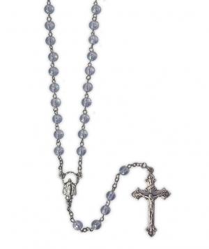 Rosary Beads: Light Purple Acrylic Crystal