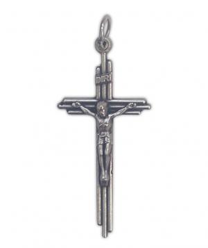 Crucifix: Silver 38mm