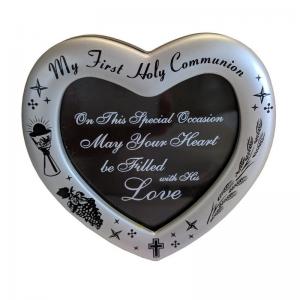 Photo Frame: First Holy Communion Love Heart Frame